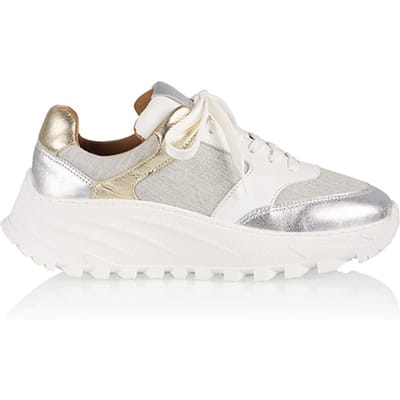 DWRS label Fairlie Denim Grey / Silver Maat: 36 | Sneakers Outlet | Dames | Zilver