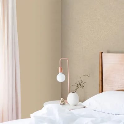 Decomode Vliesbehang Linen Shimmer - Lichtgeel - 10,05 M X 52 Cm