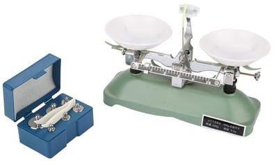 Dailygoody - Mechanische weegschaal - Laboratoriumweegschaal - Nauwkeurige metingen - Compact formaat - Chemisch laboratorium - Ideaal voor fysische c.