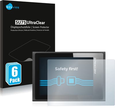 Savvies - Screenprotector voor Apexcam M80 Air - Folie Beschermfolie transparant 6 Stuks