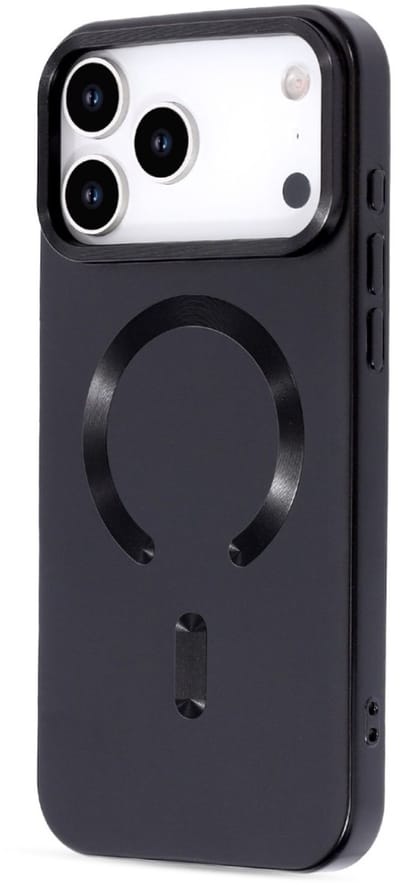 AziLine Magnetische Premium Zwart Hoes voor iPhone 17 Pro Max – Stijlvolle Bescherming Painted Magsafe iPhone 17 Pro Max Backcover Case