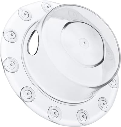 Overloophuls Badkuip - Bad Accessoire - Dieper Baden - Meer Water Volume - 14.8 x 14.8 x 5 cm