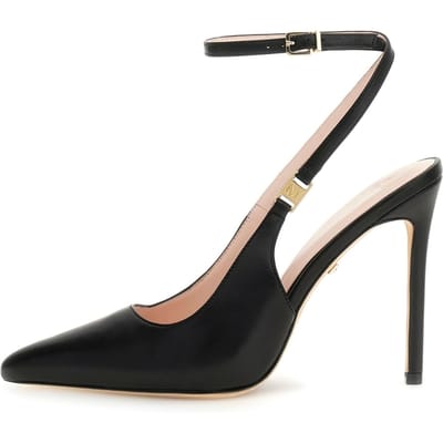 GUESS Slingback Ankle Stra Jet Black A996 Taglia: 36 | Tacchi Alti Outlet | Donna | Nero