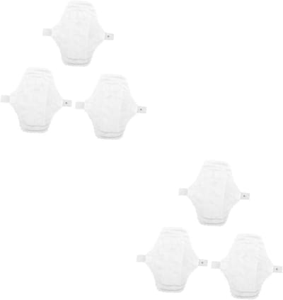 Herbruikbare Maandverband Sets - Wasbare Pads - Intieme Hygiëne - Met Praktische Knopen - 6 Stuks - As Shown