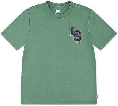Levi´s ® Kids Streamline Monogram T-shirt Met Korte Mouwen Groen 16 Years Jongen