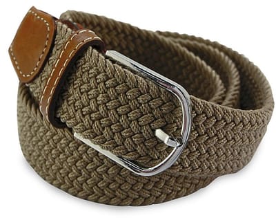 We Love Ties - Riemen - Gevlochten riem khaki - khaki