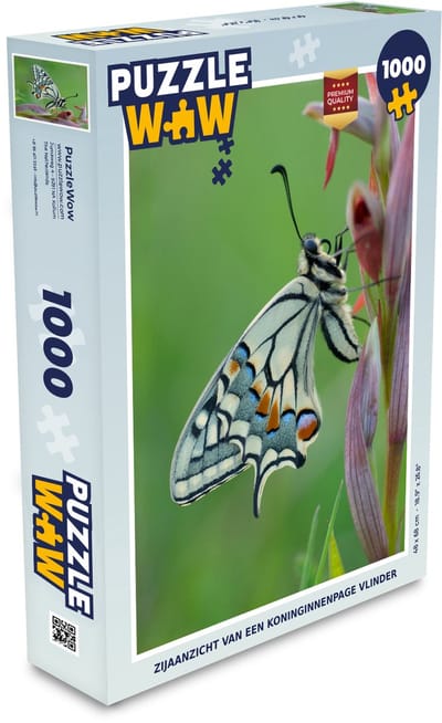 Puzzel Zijaanzicht van een koninginnenpage vlinder - Legpuzzel - Puzzel 1000 stukjes volwassenen