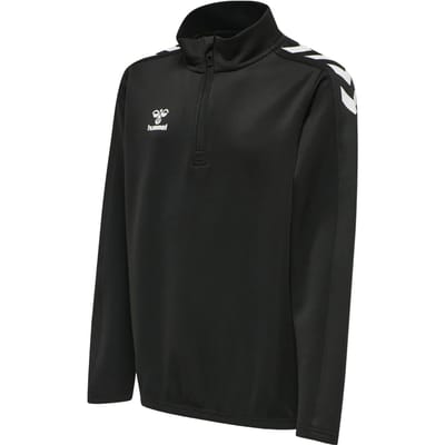 Hummel Core Xk Poly Sweatshirt Met Halve Rits Zwart 164 cm Kinderen