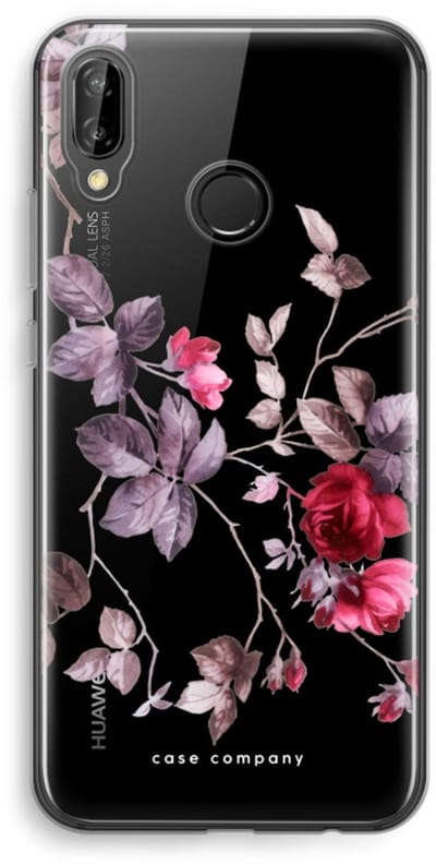 Case Company® - Hoesje geschikt voor Huawei P20 Lite hoesje - Mooie bloemen - Soft Cover Telefoonhoesje - Bescherming aan alle Kanten en Schermrand