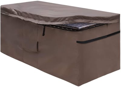 Dailygoods- Opbergdoos Waterdicht - Opbergdoos met Rits - Tuindecoratie - Buitenopslag - 420D Oxford - Duurzaam en Weerbestendig - Tuindek