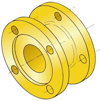 Vetus tussenflens 2A