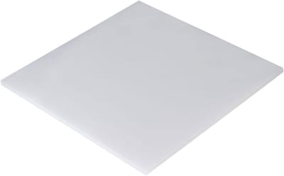 Nylon Kunststof Plaat - PA6 Materiaal - Mechanische Onderdelen - Hoge Slijtvastheid - 200x200x30mm - Wit