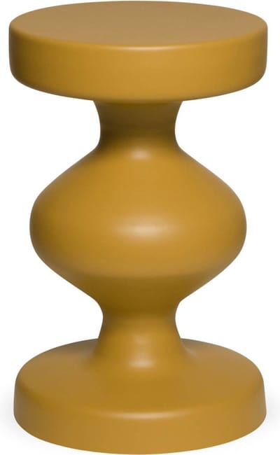 sweeek - Bijzettafel, hoektafel, metalen nachtkastje ø29,5 x h 48,5cm - hawa