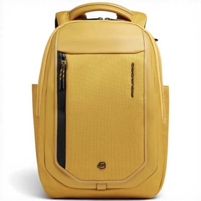 Piquadro Bagmotic Unisex Leder en Stof Rugzak met Laptop 13' en iPad