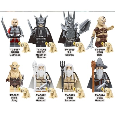 TV6409 Lord of the Rings Elfen Orks Leger Dwerg Rohan Mini Actie Speelfiguren Bouwstenen Montage Speelgoed voor Kinderen Verjaardagscadeau
