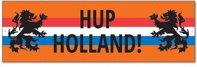 Spandoek "Hup Holland" 70 x 250 cm