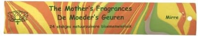 De Moeder's Geuren Wierook - Mirre Wierook - 24 lange stokjes - Natuurzuivere Wierook