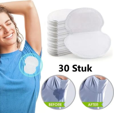 Anti Zweet Okselpads I Anti Transpirant Okselpads I Anti Zweet I Tegen Okselzweet I Wegwerp I 30 Stuks