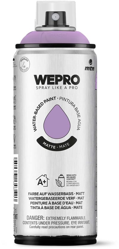 Spuitbus Violet Provence Mat MTN WEPRO WATER-BASED PAINT 400ML