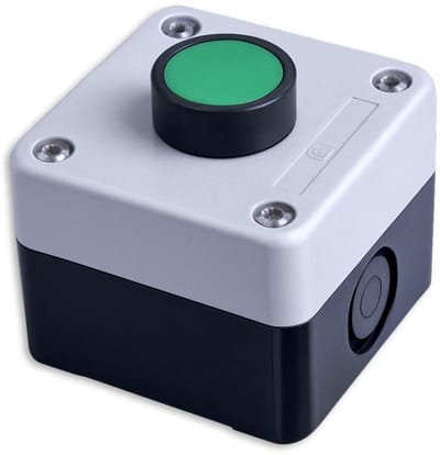 Drukknop Schakelaar - Poort Bediening - Automatische Poorten - Weerbestendig ABS Materiaal - IP54 Bescherming - Groen