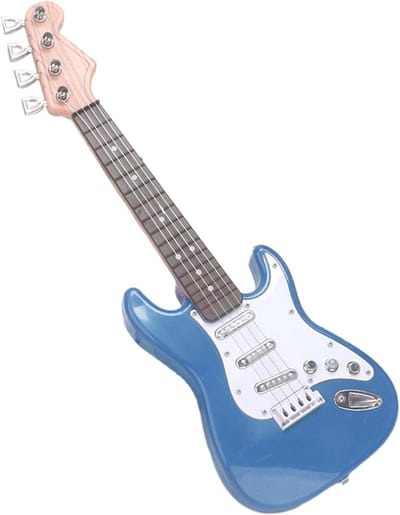 Elektrische Kinder Gitaar - Speelgoed Gitaar - Muziek Leren - Touch Hand Functie - 42cm - Blauw