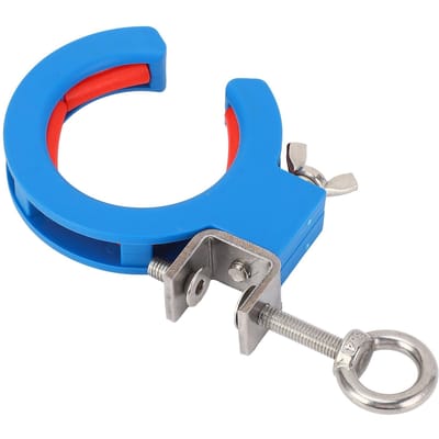Rouleau de chemin de câbles 65 mm Pince Filetage auxiliaire Poulie de tirage de câbles pour utilisation en angle intérieur extérieur