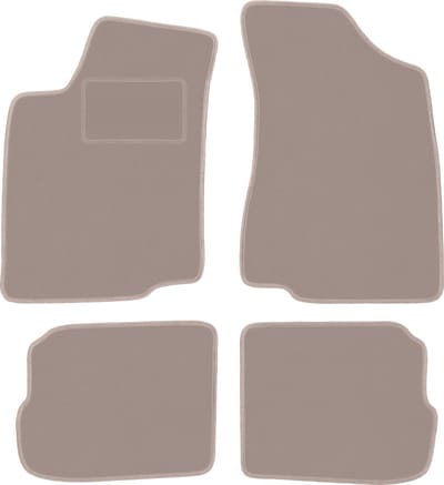 Beige veloursmatten voor: Volkswagen Passat B3 stationwagen, sedan (1988-1993)