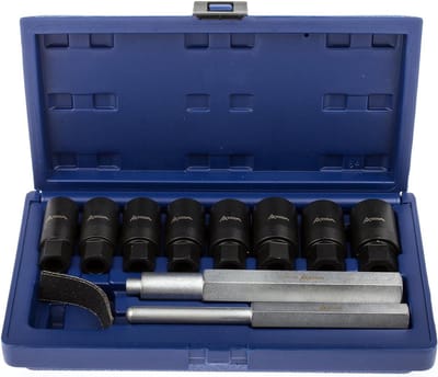 Wielmoer Verwijderaar Set - Bout Demontage Tool - Velgen Beschermen - Conische Hulzen - 27 x 16 x 6 cm