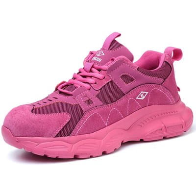 Lichtgewicht Werkveiligheidsschoenen Dames Heren Veiligheidslaarzen Anti-verplettering Werksneakers Stalen Neus Schoenen Onverwoestbare Beschermschoenen 35