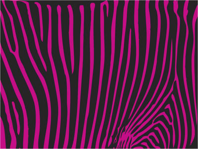 Fotobehang - Zebra pattern (paars).