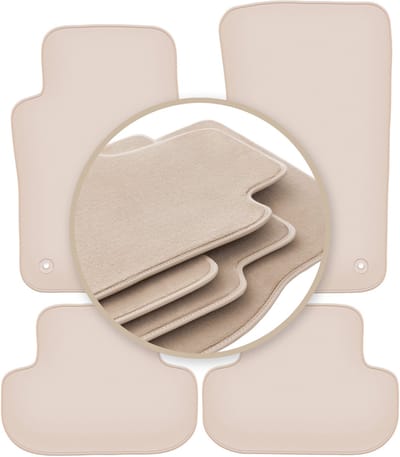 PREMIUM beige vloermatten voor: Chevrolet Camaro V 2006-2015