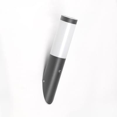 QAZQA Rox - Moderne Buitenlamp voor buiten - 1 lichts - D 190 mm - Donkergrijs - Buitenverlichting
