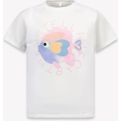 Stella McCartney Kinder meisjes t-shirt in