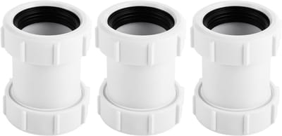 Verbindingselement voor 40mm PVC-buizen - Compressieverbinder voor afvoerleidingen en sanitair (Set van 3)