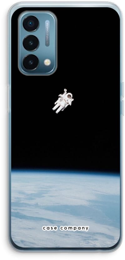 Case Company® - Hoesje geschikt voor OnePlus Nord N200 5G hoesje - Alone in Space - Soft Cover Telefoonhoesje - Bescherming aan alle Kanten en Schermrand