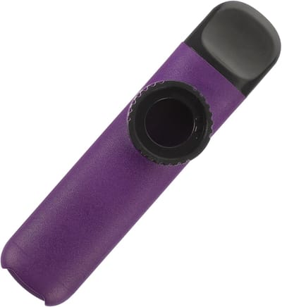 Muziek Speelgoed - Kazoo Instrument - Muziek Leren - Gemakkelijk Te Bespelen - 10.5x2.5x2cm - Paars