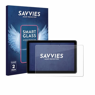 2 Stuks Savvies Screenprotector - geschikt voor Hasskya K30/K50/K70 10.1" - beschermfolie glas transparant