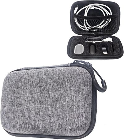 Draagtas voor Notitieboek, Handige Opbergtas met Lanyard en Organisatie Schuim voor Accessoires en Tech Gadgets