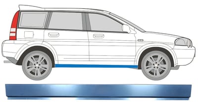 Reparatie dorpel voor Honda HR-V 1999-2006 / Links = Rechts