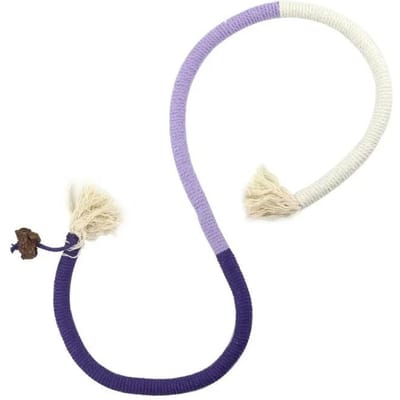 Kauwspeelgoed voor katten Interactief speelgoed van katoenen touw Kat Teaser-speelgoed Schone mond Kitten Speelspeelgoed Accessoires voor dierbenodigdheden paars