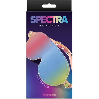 NS Novelties Spectra bondage blinddoek Rainbow - Multicolor