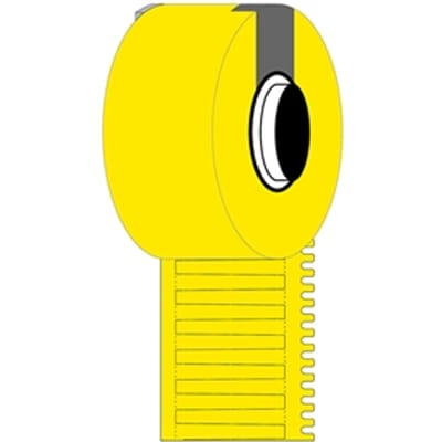 Brady M6-30x4.2-7596-YL vinyl labels geel | 30 mm x 4,20 mm (origineel)