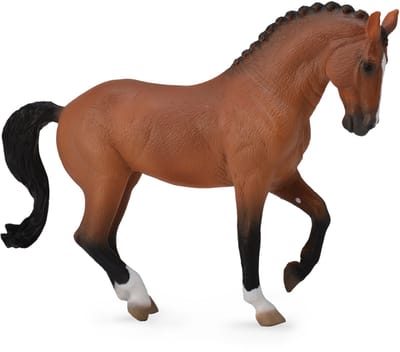 COLLECTA Figurine - Hanoverian Merrie Bay - (Xl) - Paarden - Handgeschilderd - Miniatuur