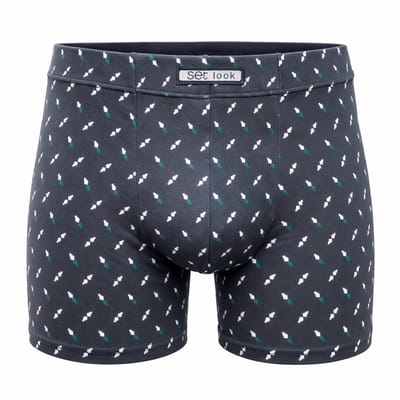 Set heren boxershort - Microvezel - 1-pack - maat M - Juanola - grijs