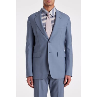 Paul Smith Mens 2 Button Jacket Petrol Blue Size: 50 | Suit Jackets Outlet | Heren | Blauw