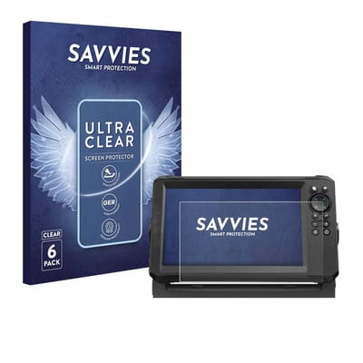 Savvies - Screenprotector voor Lowrance Eagle 9 - Folie Beschermfolie transparant 6 Stuks