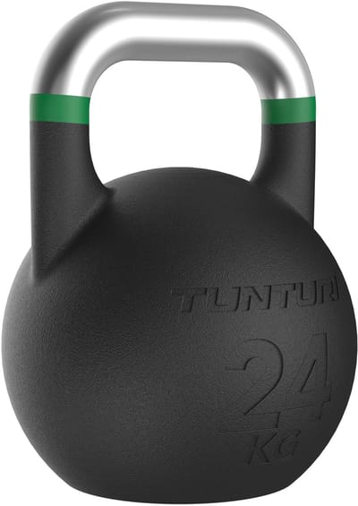 Tunturi Platinum Competition Kettlebell - 24kg - Incl. gratis fitness app