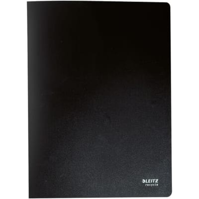 Leitz Recycle Showalbum A4 - 20 Hoezen - 90% Pre- en Post-consumer Gerecycled Plastic - Zwart