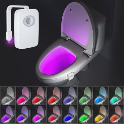 32 Kleuren Toilet Nachtlamp - Slimme LED Toiletverlichting met Bewegingsactivering en Waterdicht Ontwerp
