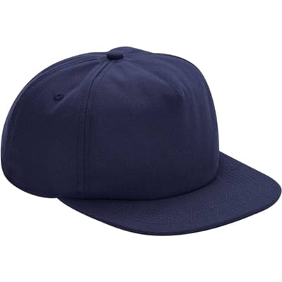 Beechfield 5 Paneel Organic Cotton Unstructured Cap (Marine Oxford)